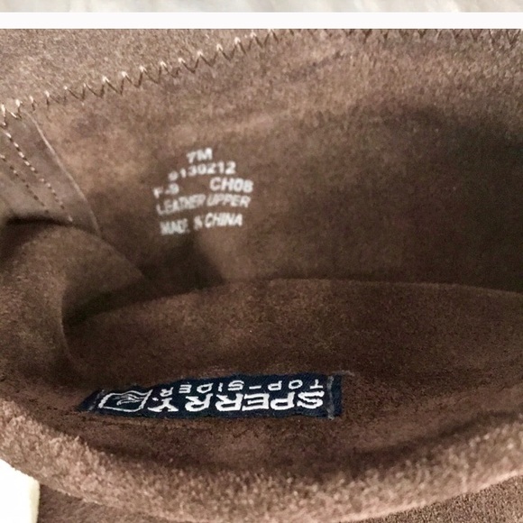 Sperry Top Sider Brown Leather Boots - Picture 6 of 6